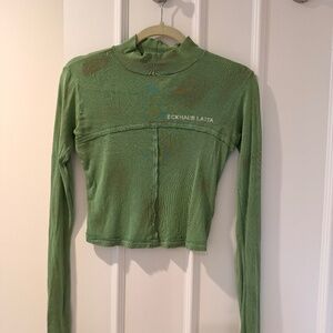 Eckhaus Latta Lapped Baby Turtleneck